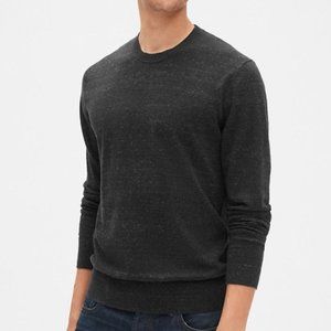 NWT Gap Gray Crewneck Rib Knit Layer sweater Small
